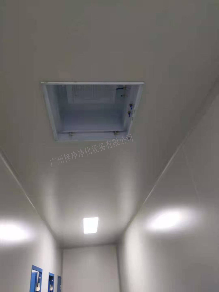 高效送風口安裝時，確保高效送風口與潔凈車間墻壁、潔凈車間天花板等連接牢固，無松動。